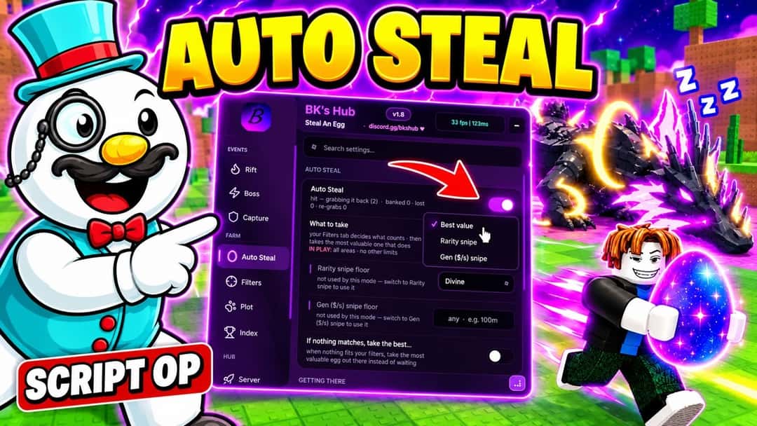 Thumbnail of a MatLumber video about Steal an Egg with the Rift and bosses
